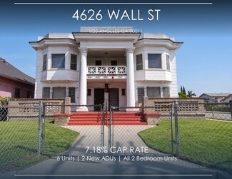 More details for 4626 Wall St, Los Angeles, CA - Multifamily for Sale
