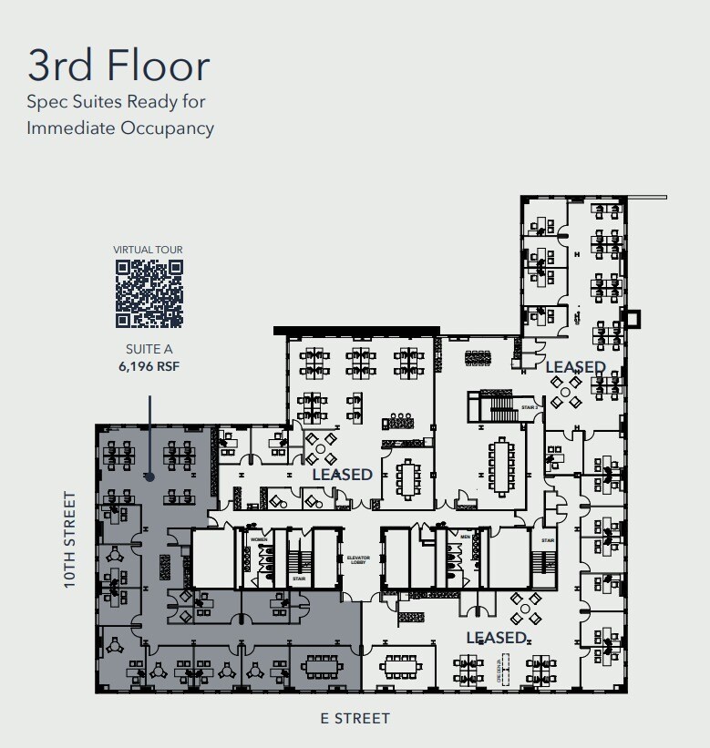 999 E St NW, Washington, DC à louer Plan d  tage- Image 1 de 1