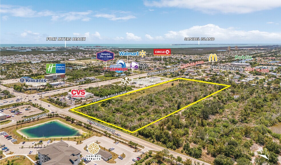 16860 Pine Ridge Rd, Fort Myers, FL à vendre - Aérien - Image 3 de 10