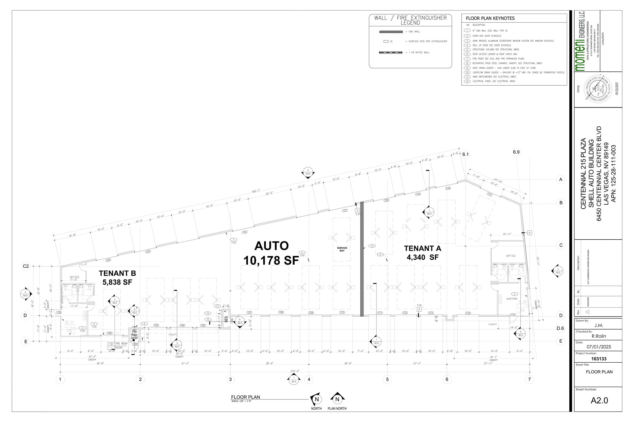 6450 Centennial Center Blvd, Las Vegas, NV à louer Plan de site- Image 1 de 1