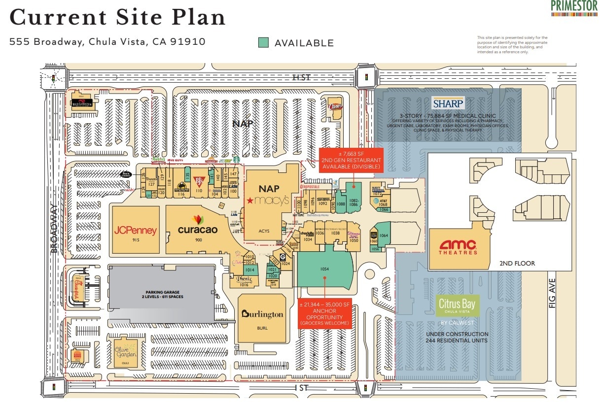 555 Broadway, Chula Vista, CA for lease Site Plan- Image 1 of 1