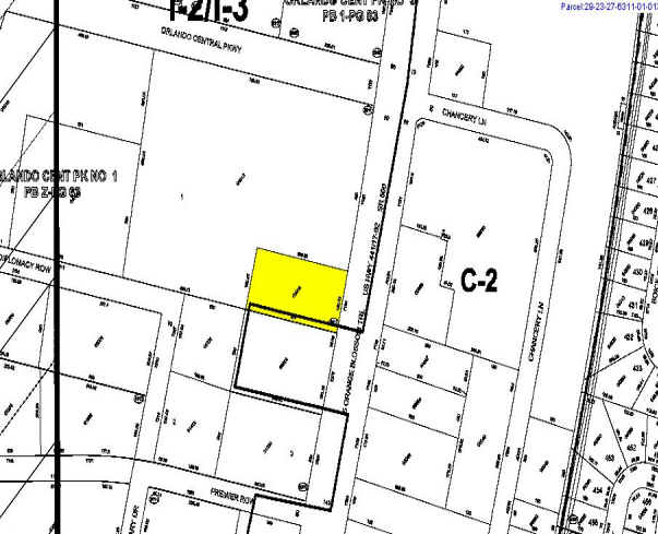 7130 S Orange Blossom Trl, Orlando, FL à louer - Plan cadastral - Image 2 de 3