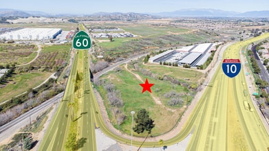10 freeway, Beaumont, CA - Aerial map view