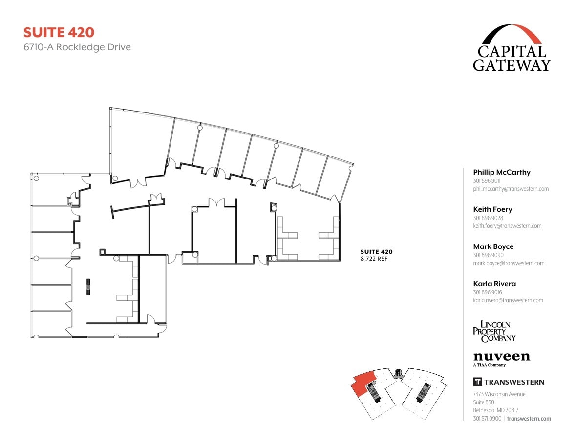 6700 Rockledge Dr, Bethesda, MD for lease Floor Plan- Image 1 of 1