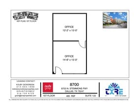 8700 N Stemmons Fwy, Dallas, TX for lease Floor Plan- Image 1 of 1
