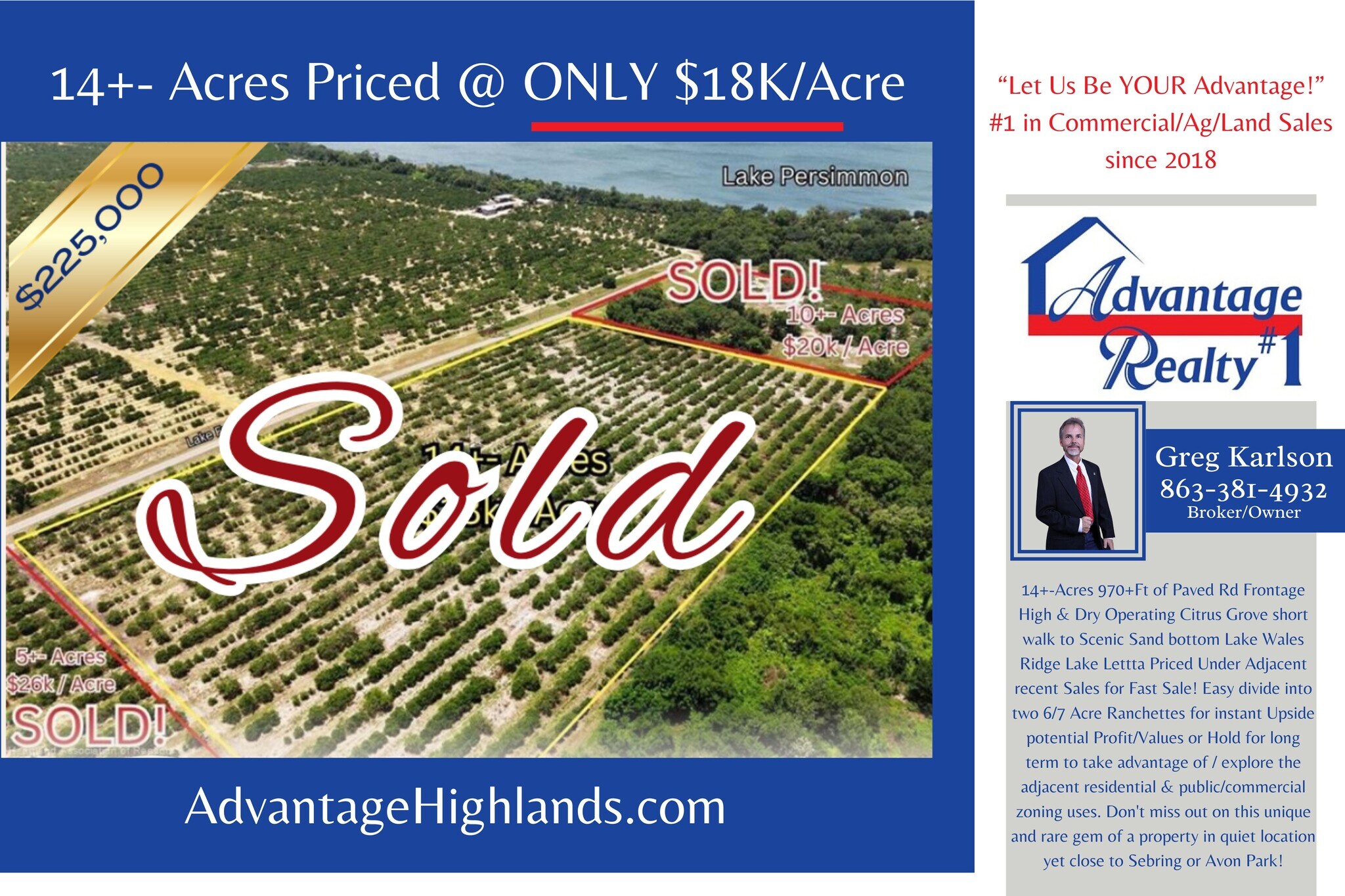 2681 Lake Letta dr, Avon Park, FL for sale Building Photo- Image 1 of 13