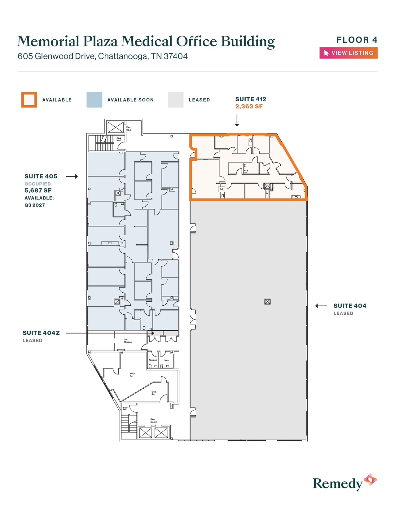 605 Glenwood Ave, Chattanooga, TN for lease Floor Plan- Image 1 of 1