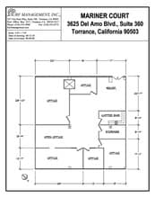 3625 Del Amo Blvd, Torrance, CA for lease Floor Plan- Image 1 of 1
