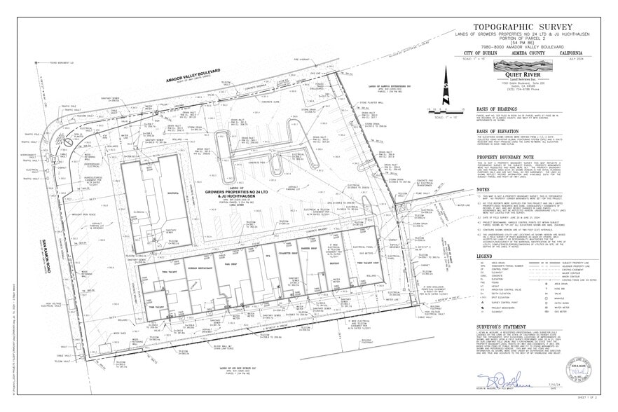 7980-8000 Amador Valley Blvd, Dublin, CA for lease - Site Plan - Image 2 of 21