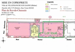 Commerce de détail dans Villefranche-sur-Saône à louer Plan d’étage- Image 2 de 2
