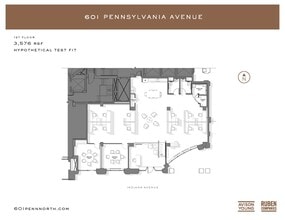 601 Pennsylvania Ave NW, Washington, DC for lease Floor Plan- Image 2 of 6