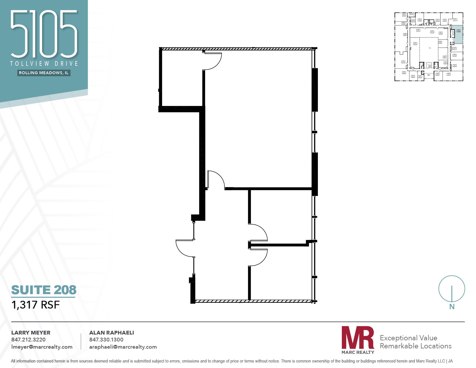 5105 Tollview Dr, Rolling Meadows, IL à louer Plan d’étage- Image 1 de 1