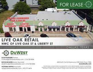 Plus de détails pour 2823-2825 Live Oak St, Dallas, TX - Commerce de détail à louer