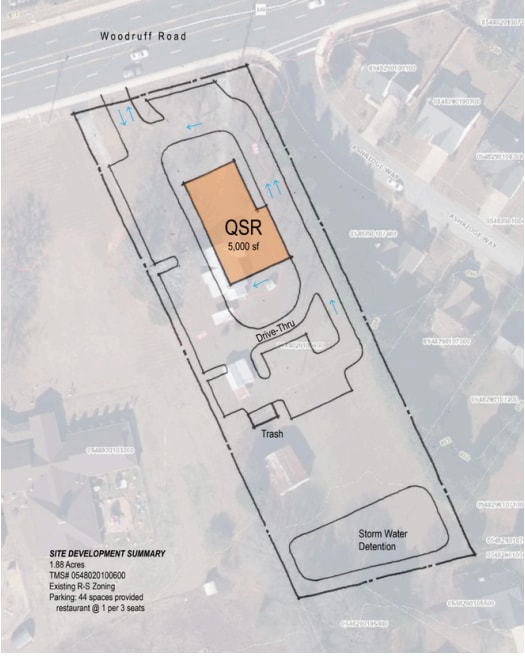 2826 Woodruff Rd, Simpsonville, SC for lease Site Plan- Image 1 of 1