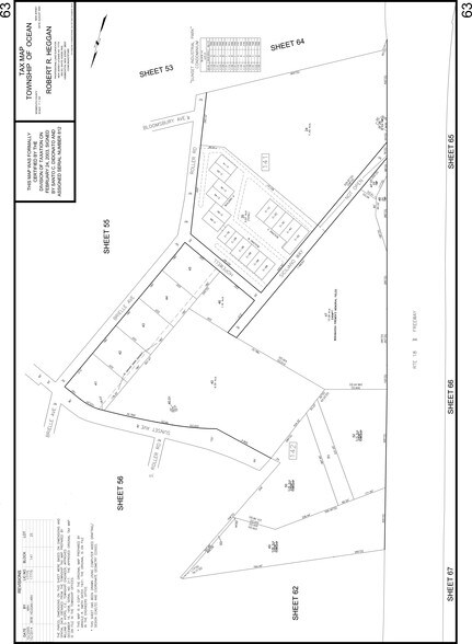 1001 Hopewell Ave, Ocean, NJ à louer - Plan cadastral - Image 3 de 3