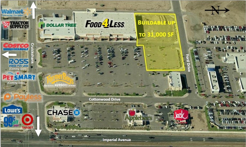 2420 N Cottonwood Dr, El Centro, CA à louer - Photo du bâtiment - Image 2 de 2