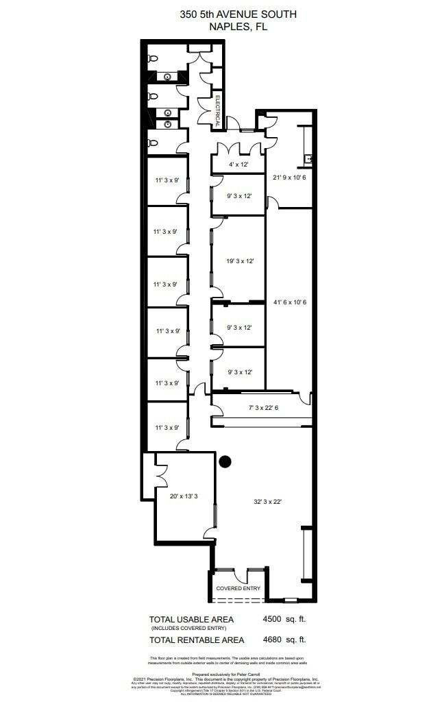 350 5th Ave S, Naples, FL for lease Floor Plan- Image 1 of 1