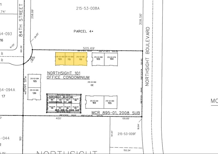 14256 N Northsight Blvd, Scottsdale, AZ for sale - Plat Map - Image 2 of 9