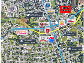 108 E Route 130 S, Burlington, NJ - Aérien  Vue de la carte