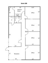 5401 S Sheridan Rd, Tulsa, OK à louer Plan d’étage- Image 2 de 6