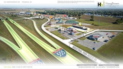 120 Independence Dr., Trumann, AR - AERIAL  map view - Image1