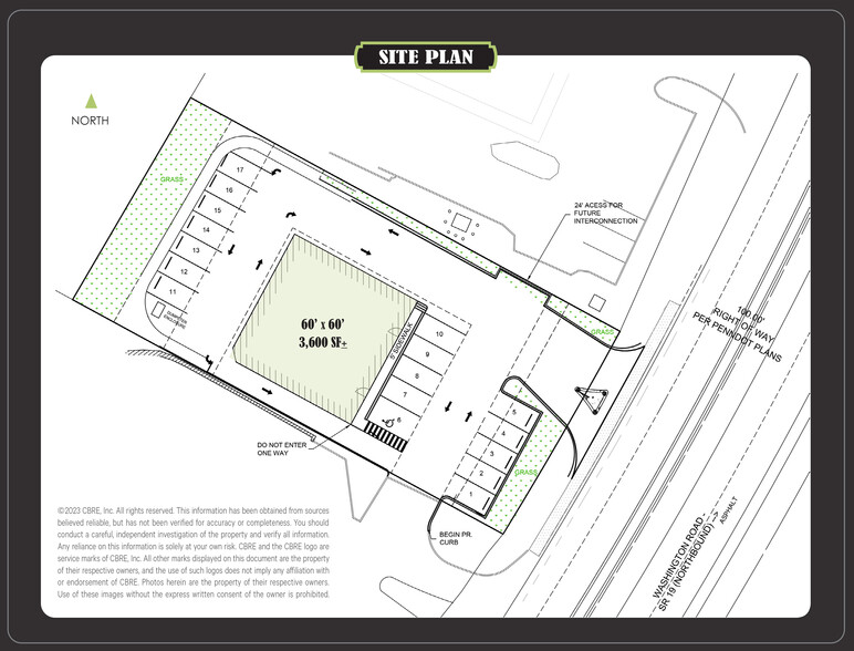 4100 Washington Rd, Mcmurray, PA à louer - Plan de site - Image 2 de 3