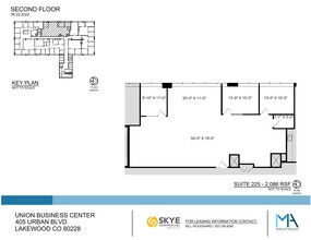 405 Urban St, Lakewood, CO à louer Plan de site- Image 1 de 1