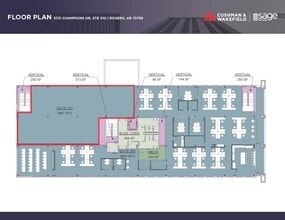 3721 S Champions Dr, Rogers, AR for lease Floor Plan- Image 1 of 1