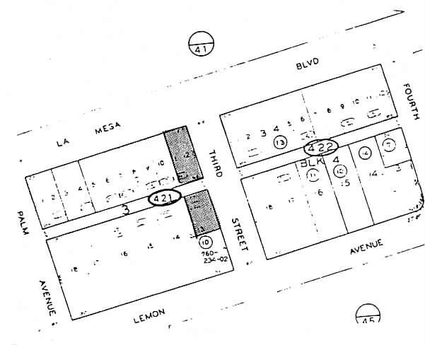 4730 3rd St, La Mesa, CA à louer - Plan cadastral - Image 3 de 3