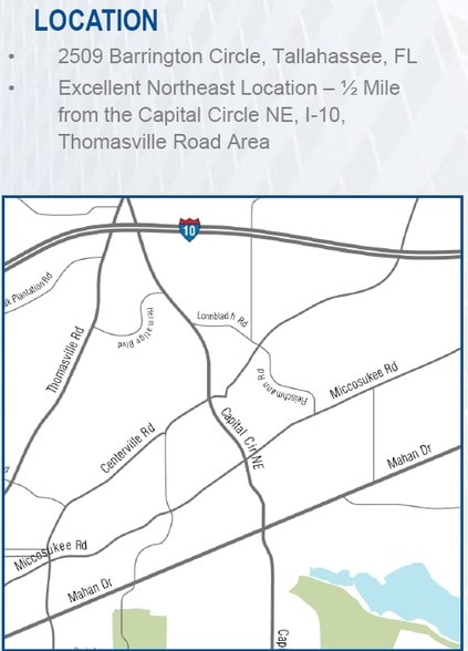 2509 Barrington Cir, Tallahassee, FL for sale - Aerial - Image 2 of 7