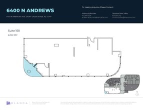 6400 N Andrews Ave, Fort Lauderdale, FL for lease Floor Plan- Image 1 of 1