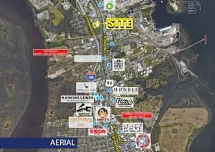 1859 Summerville Ave, Charleston, SC - AERIAL  map view