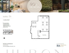 40 E Huron St, Chicago, IL for lease Floor Plan- Image 1 of 7