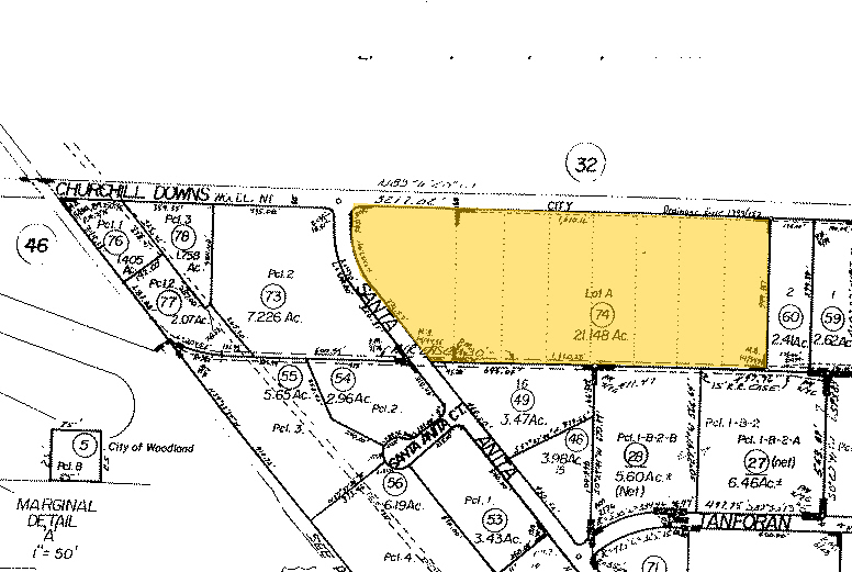 1400 Churchill Downs Ave, Woodland, CA for lease - Plat Map - Image 2 of 2