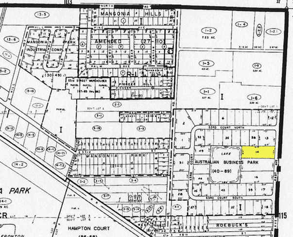 5307 East Ave, Mangonia Park, FL à louer - Plan cadastral - Image 3 de 6