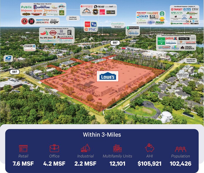 12901 N Dale Mabry Hwy, Tampa, FL à vendre - Photo du bâtiment - Image 2 de 9