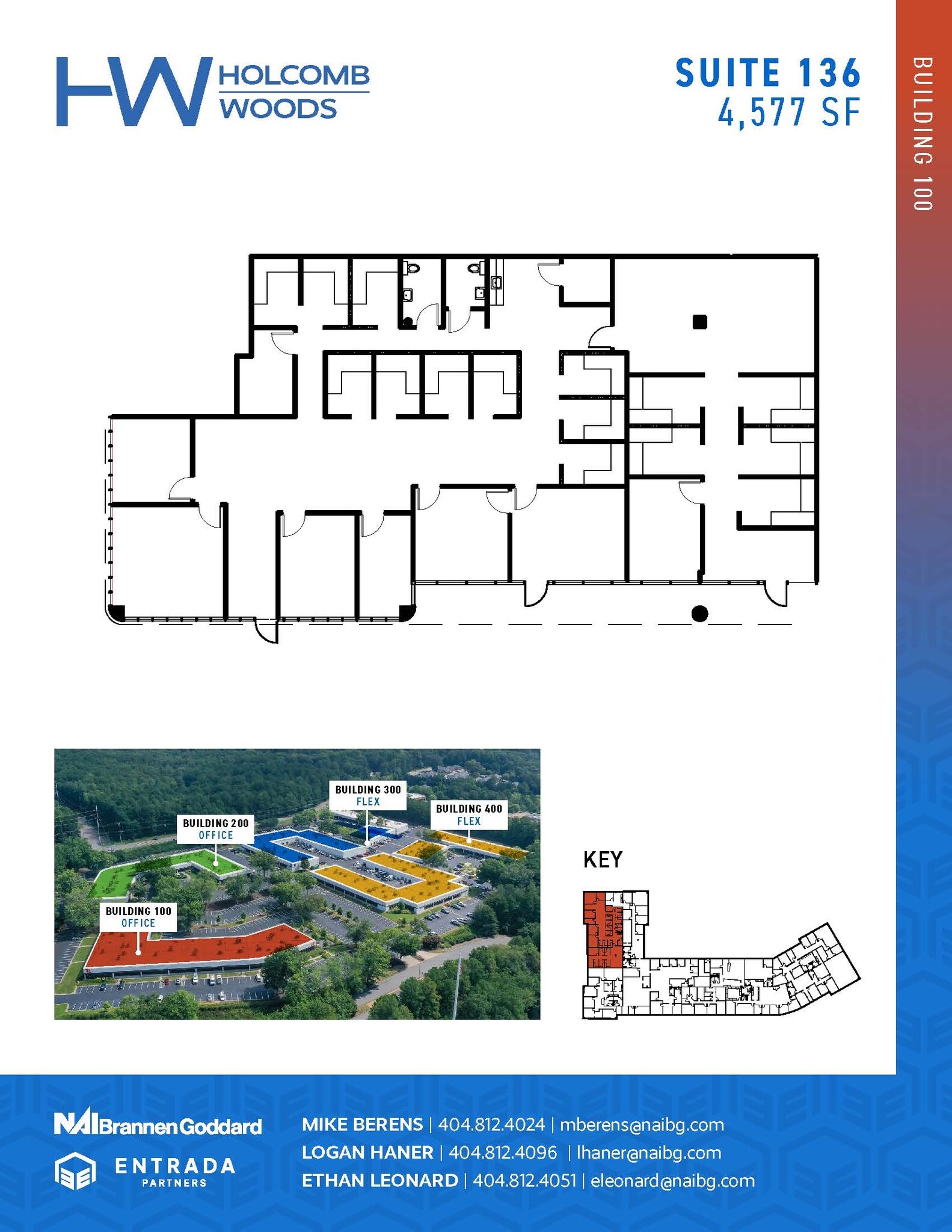 1000 Holcomb Woods Pky, Roswell, GA à louer Plan d’étage- Image 1 de 1