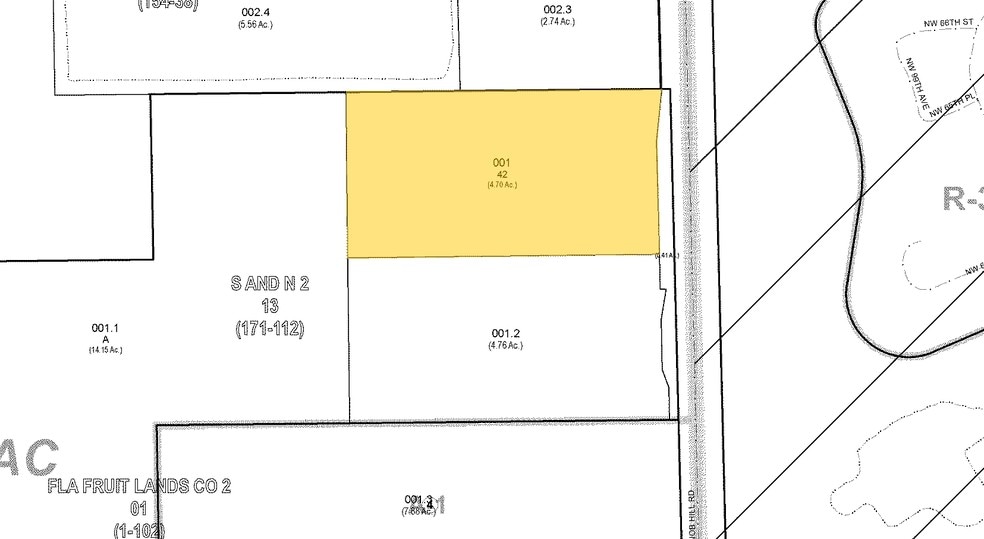 6501 Nob Hill Rd, Tamarac, FL for lease - Plat Map - Image 2 of 8