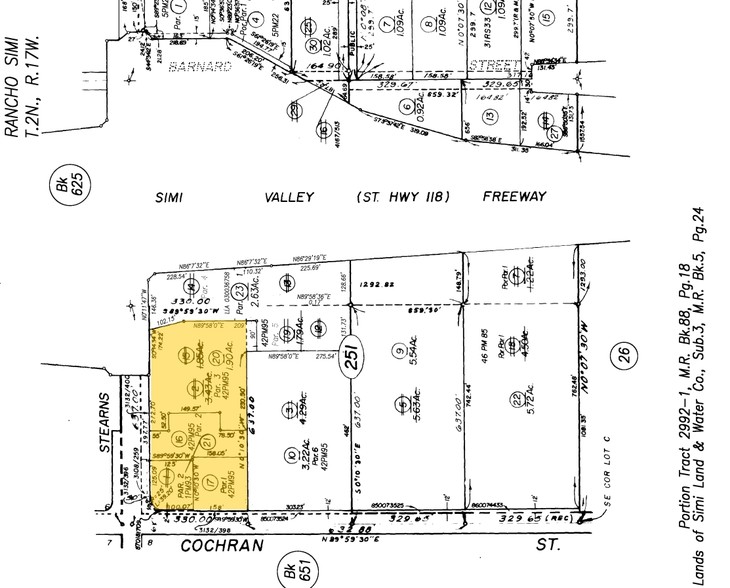 2494 Stearns St, Simi Valley, CA for lease - Plat Map - Image 3 of 11