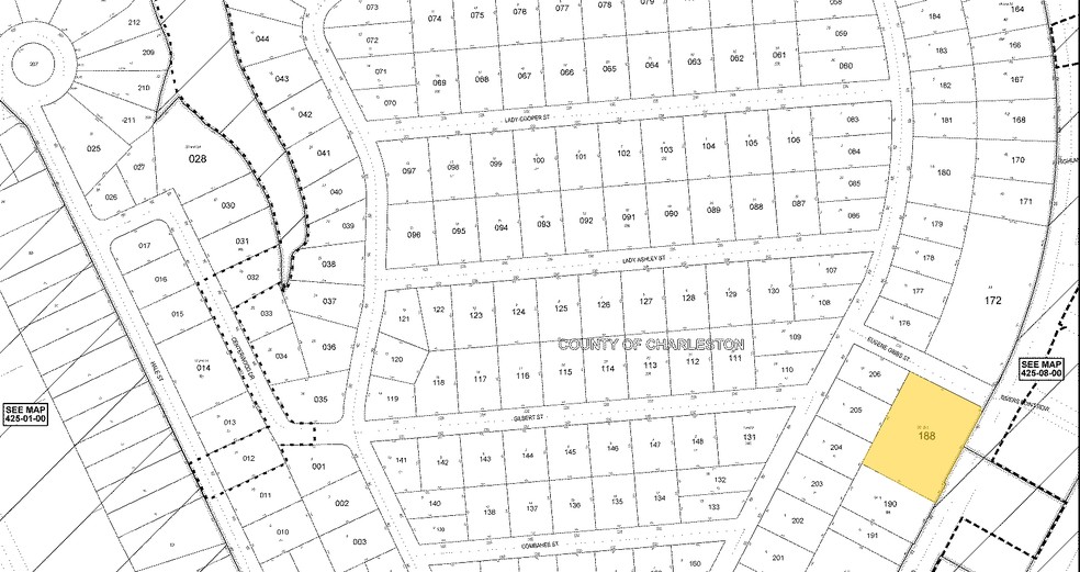 861 Folly Rd, Charleston, SC à vendre - Plan cadastral - Image 1 de 1