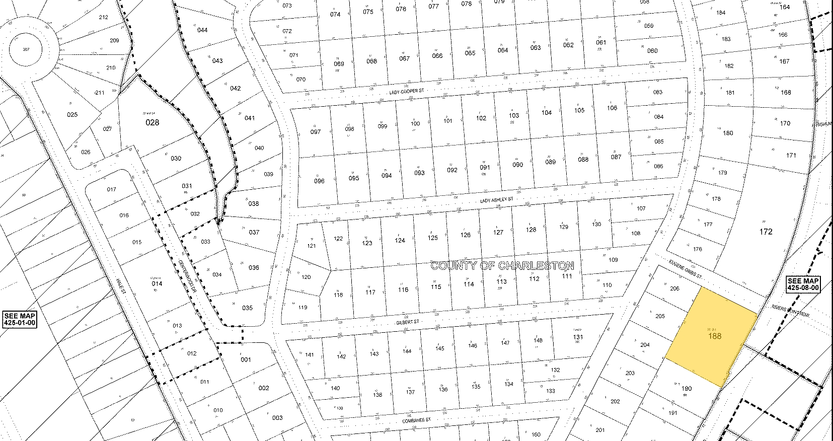 861 Folly Rd, Charleston, SC for sale Plat Map- Image 1 of 1