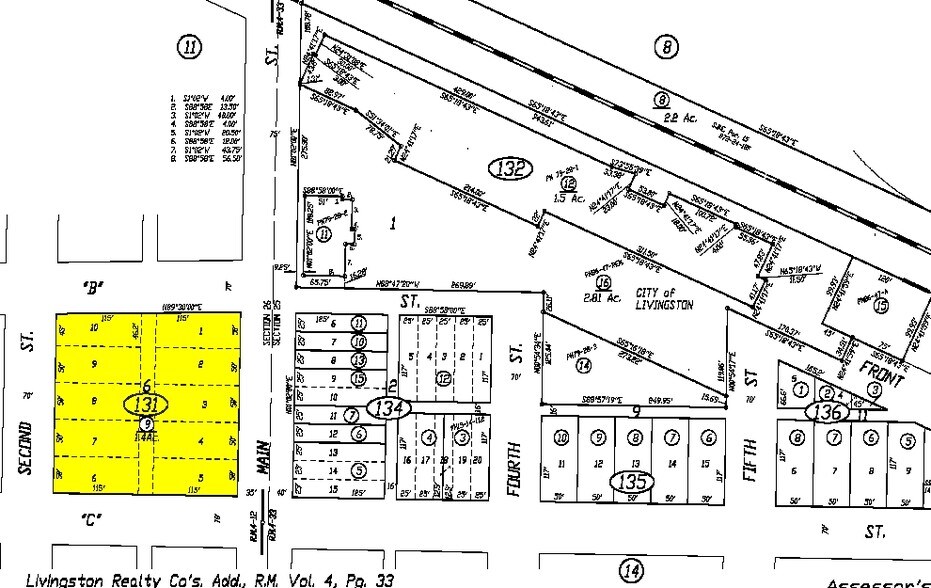 500 Main St, Livingston, CA à louer - Plan cadastral - Image 3 de 5