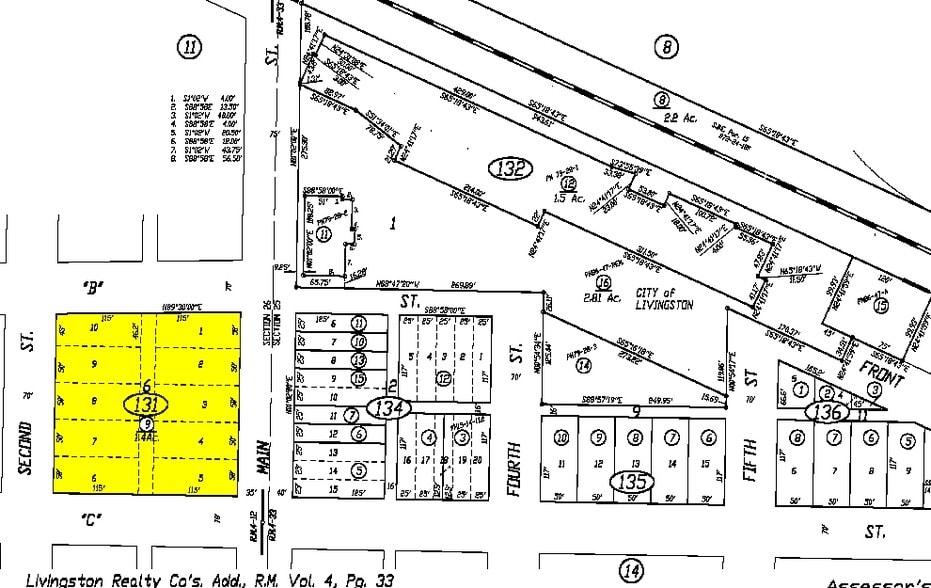 500 Main St, Livingston, CA for lease - Plat Map - Image 3 of 5