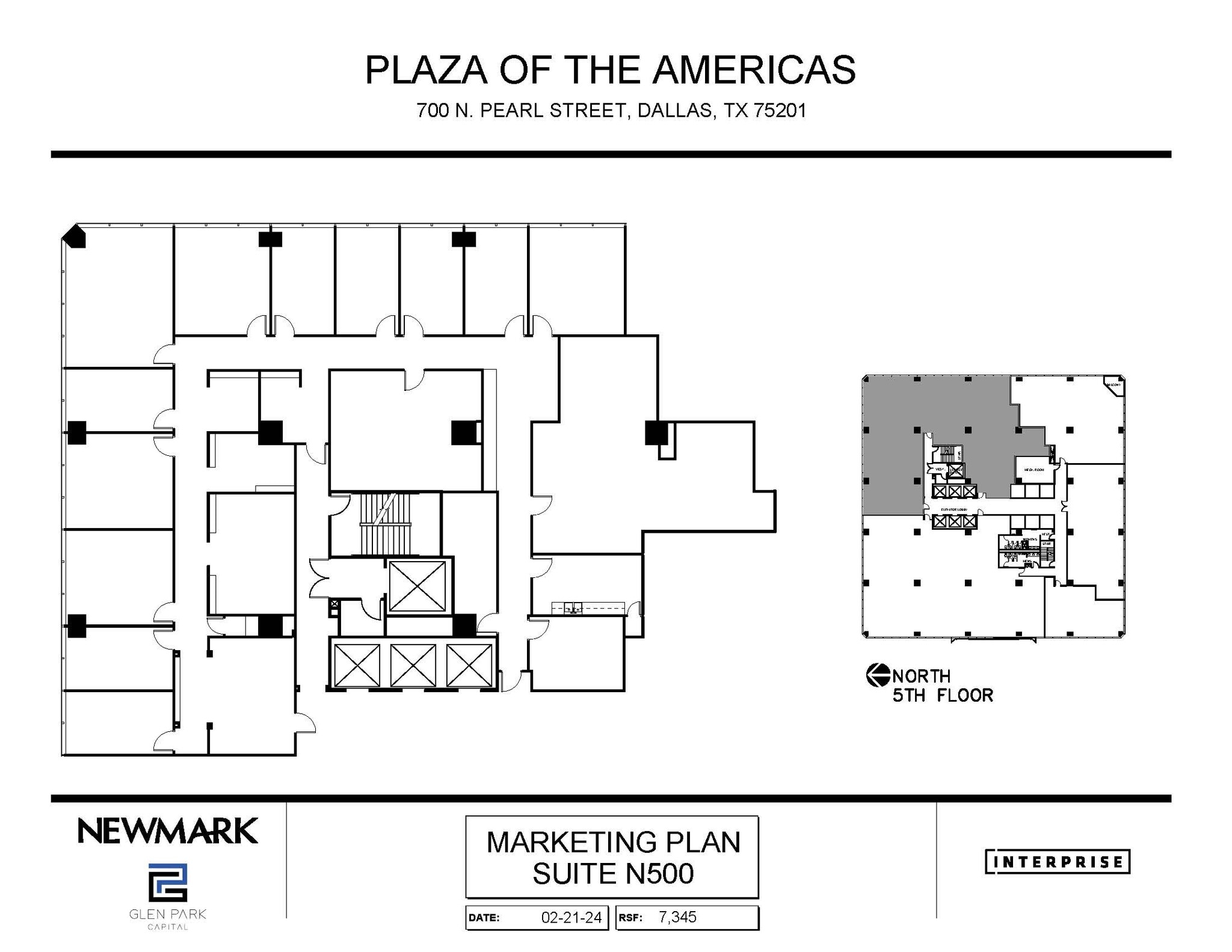 700 N Pearl St, Dallas, TX for lease Floor Plan- Image 1 of 2