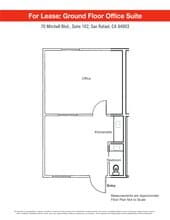70 Mitchell Blvd, San Rafael, CA for lease Site Plan- Image 1 of 6