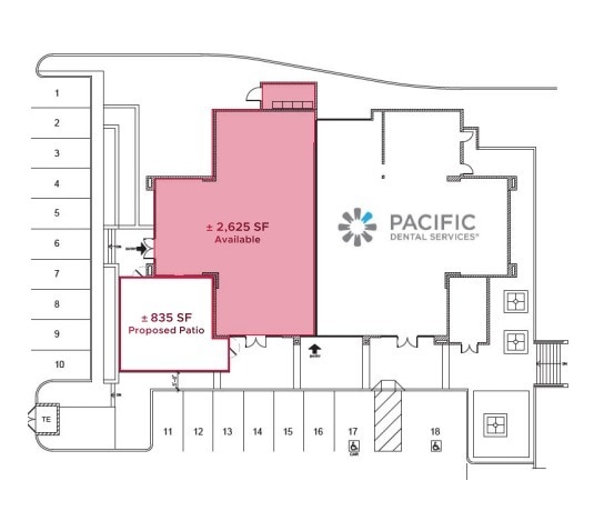 675 S Rancho Santa Fe Rd, San Marcos, CA à louer Plan d’étage- Image 1 de 2