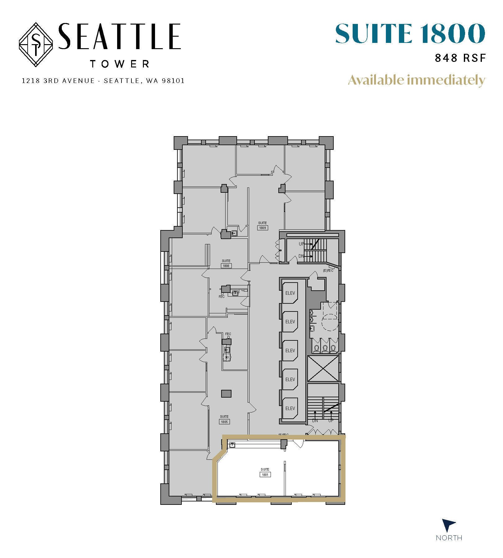 1218 3rd Ave, Seattle, WA à louer Photo intérieure- Image 1 de 1