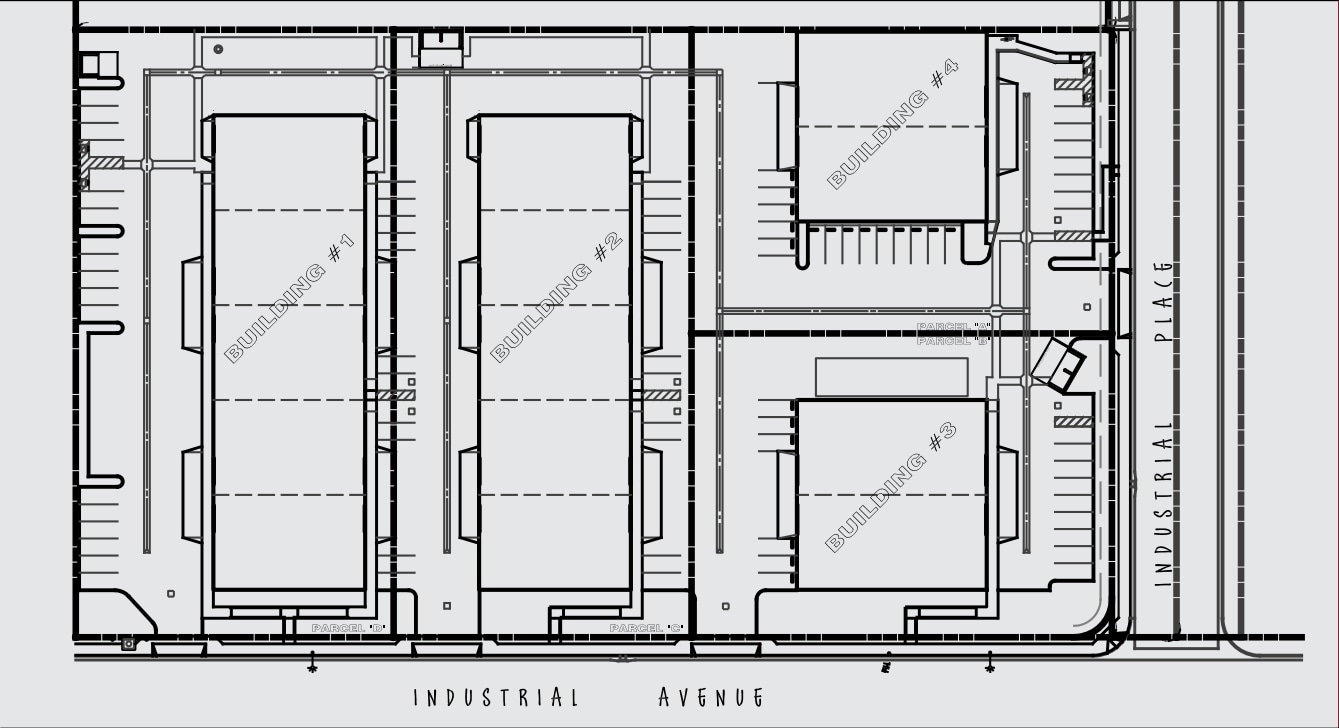 822 Industrial Ave, Tulare, CA à louer Plan de site- Image 1 de 1