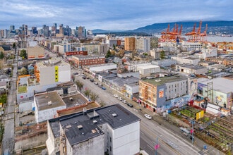717-727 E Hastings St, Vancouver, BC - Aérien Vue de la carte