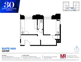30 N Michigan Ave, Chicago, IL for lease Floor Plan- Image 1 of 4